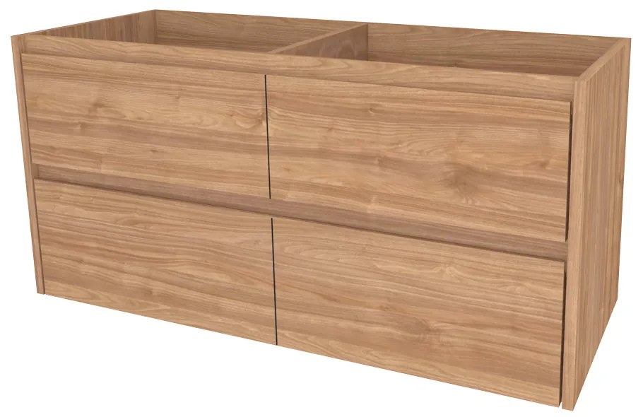 Mereo, Mereo Opto, kúpeľňová skrinka 121 cm, Multidecor, Light Select Walnut, MER-CN993SLSW1