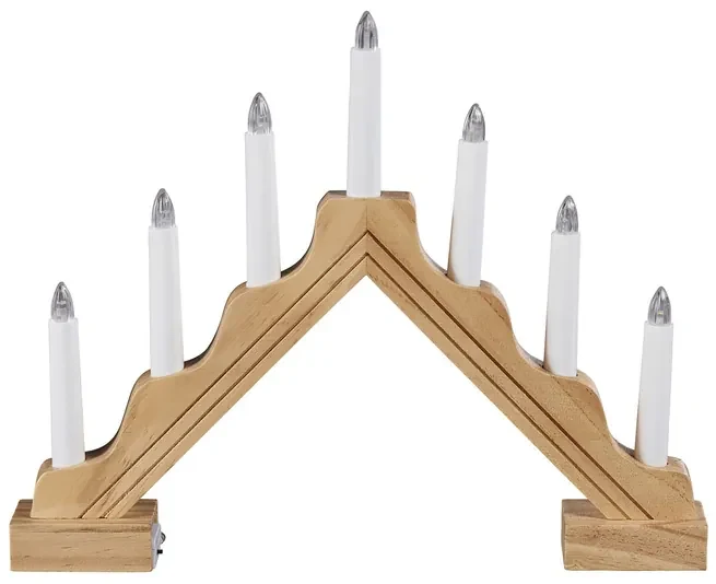 LIVARNO home LED svietnik (trojuholník, hnedý) (100367799)