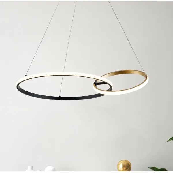 Zuma Line 20002P-GD - LED Luster na lanku RANDO LED/36W/230V 3000/4000/6000K