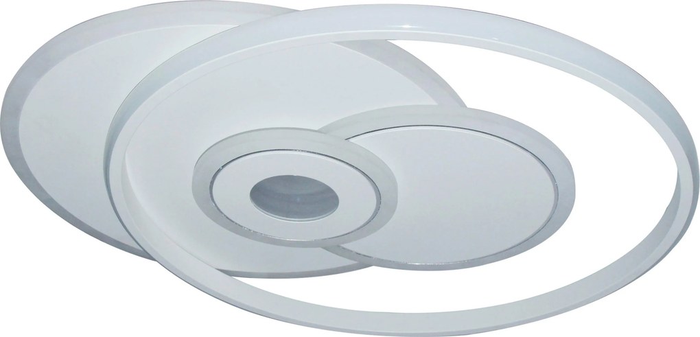 XXXLutz STROPNÉ LED SVIETIDLO, 50,3/42,5/6 cm Novel - Interiérové svietidlá - 003783001202