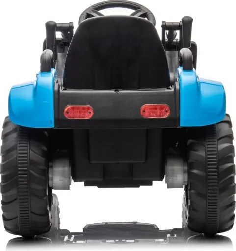 LEAN CARS Elektrický traktor s lyžicou BW-X002A modrý