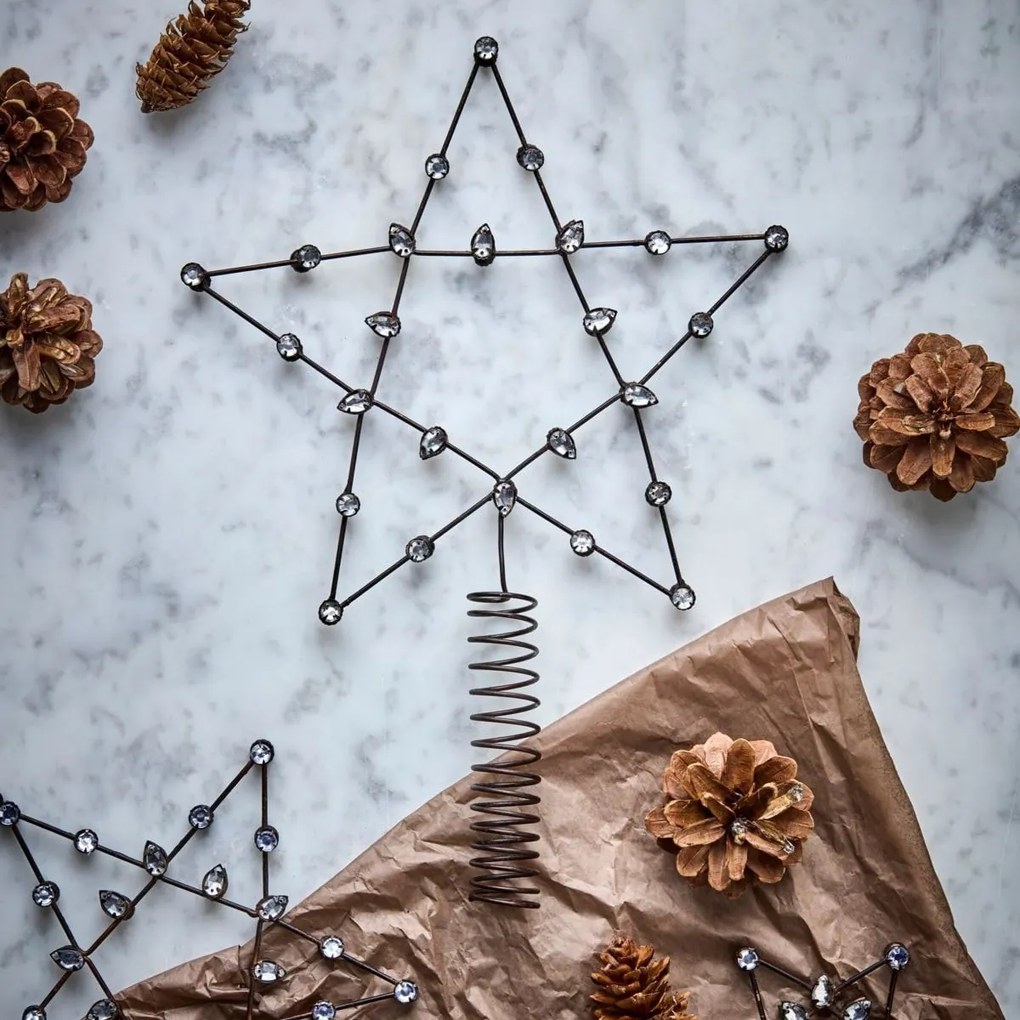 House Doctor Vianočná ozdoba / špica na stromček Connect Antique Copper