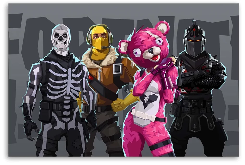 Gario Obraz na plátne Videohra Fortnite - Nikita Abakumov Rozmery: 90 x 60 cm