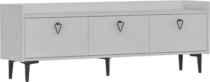 TV stolík PIENA 160 cm, biely