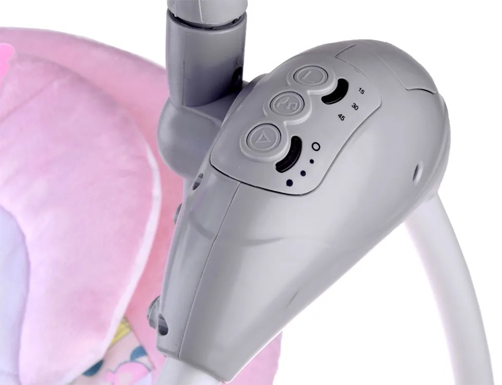 Elektrické hojdacie kreslo s uspávankami a zvukmi prírody ZA4693