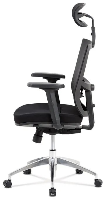 Autronic BONTEC Kancelárska stolička, synchrónny mechanizmus, čierna sieťovina, KA-B1083 BK Farba: Čierna