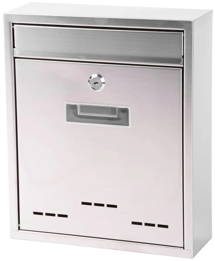Schránka FLATBOX, poštová, nerez (260 x 90 x 310 mm)