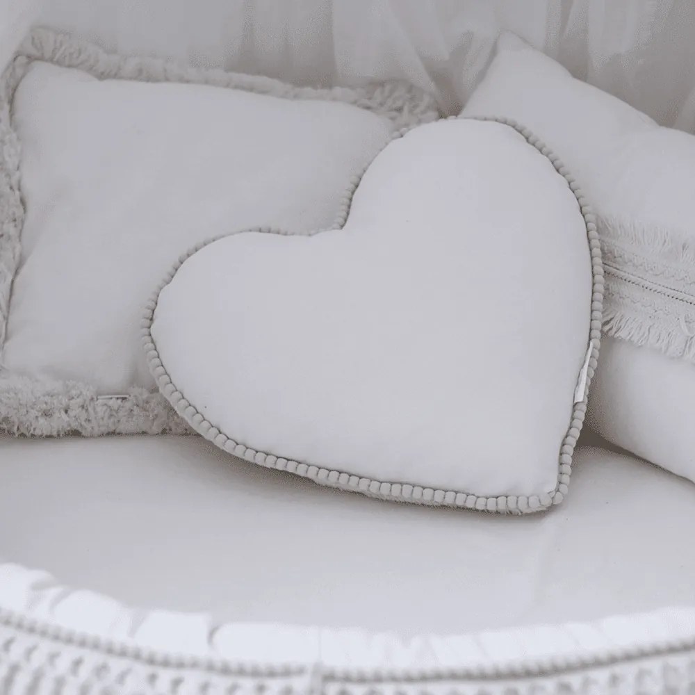 Boho štvorcový vankúš s rámom vanilka + vanilka 40x40 cm