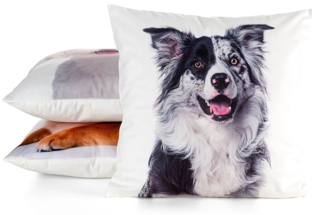 DETSKÁ DEKORAČNÁ OBLIEČKA NA VANKÚŠ ANIMAL77 45X45 CM VZOROVANÁ