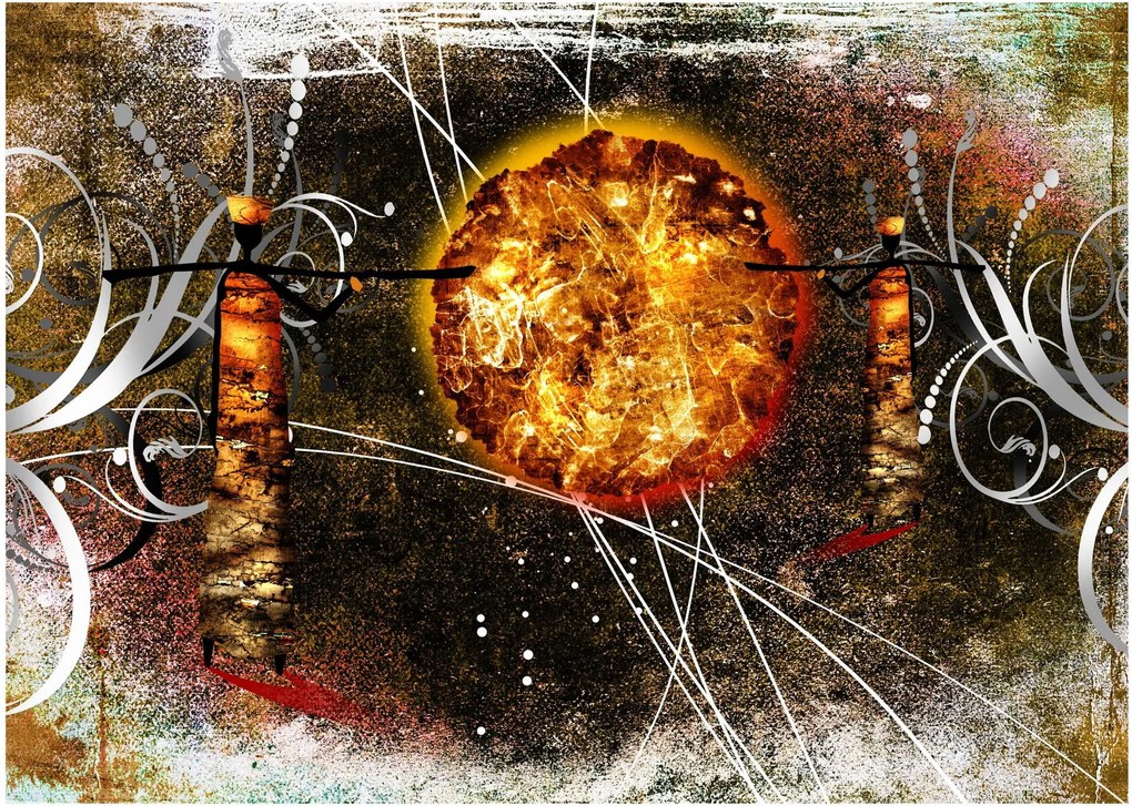 Obraz starovekej dobovej maľby (70x50 cm)