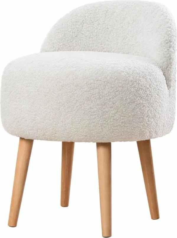 Biely taburet Rufmee – Artie