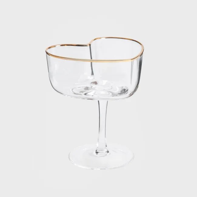 Pohár AMAR so zlatým okrajom 726637 180ml