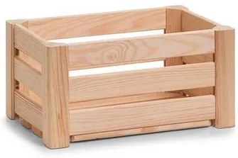 Zeller Present Dřevěná bedýnka MONTY, úložný dřevěný box 30 x 20 x 15 cm