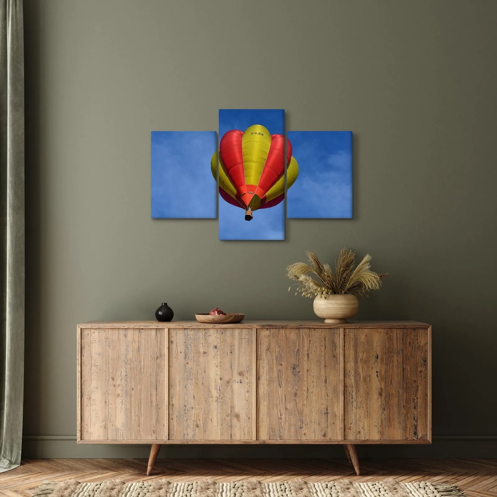 Obraz lietajúceho balóna (90x60 cm)