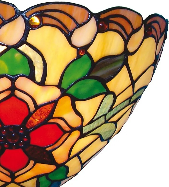 Nástenná lampa Tiffany Rosemond - 30 * 15 * 20 cm 1x E14 / Max 40W