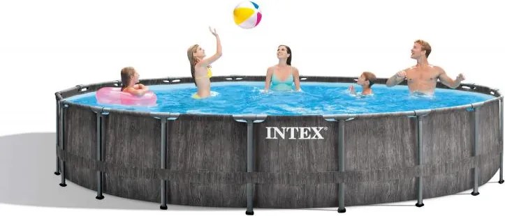 Bazén Intex Prism Frame Greywood 5,49 x 1,22 m kompletset s filtráciou
