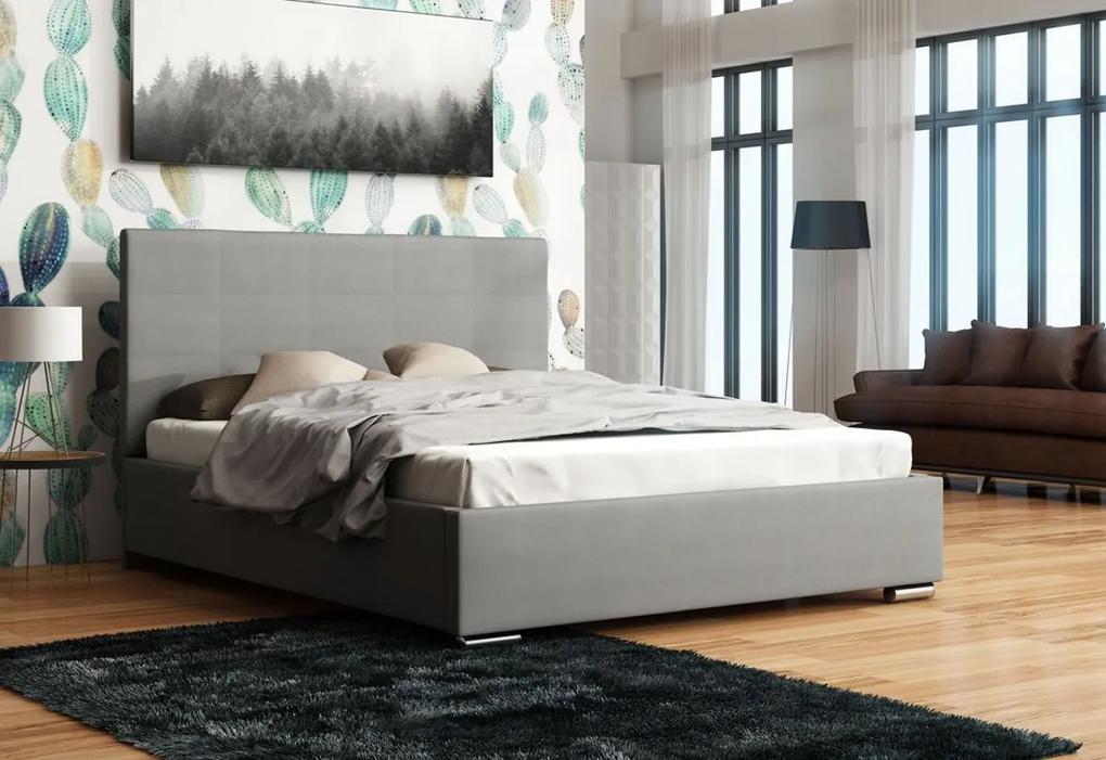 Čalúnená posteľ NASTY 4 + rošt + matrace, sofie 20, 140x200 cm