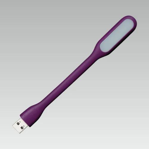 PREZENT 1628 Stolné svietidlo USB-LIGHT LED, 1.2W, IP20, fialová