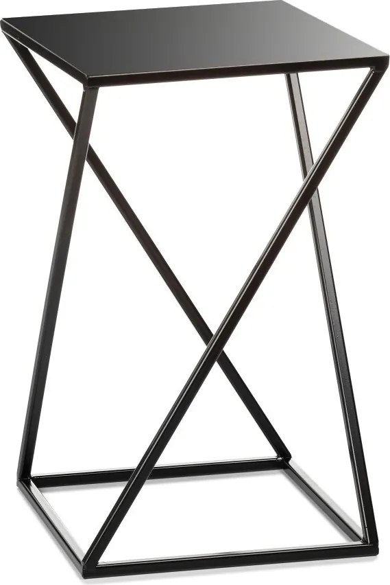 STOJAN NA KVETINÁČ LOFT4 40X24X24 CM ČIERNA