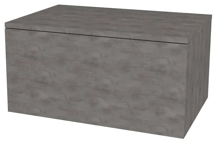 Mereo Ponte, kúpeľňová skrinka 70 cm, Multidecor, Betón tmavosivý, MER-CN291BET2