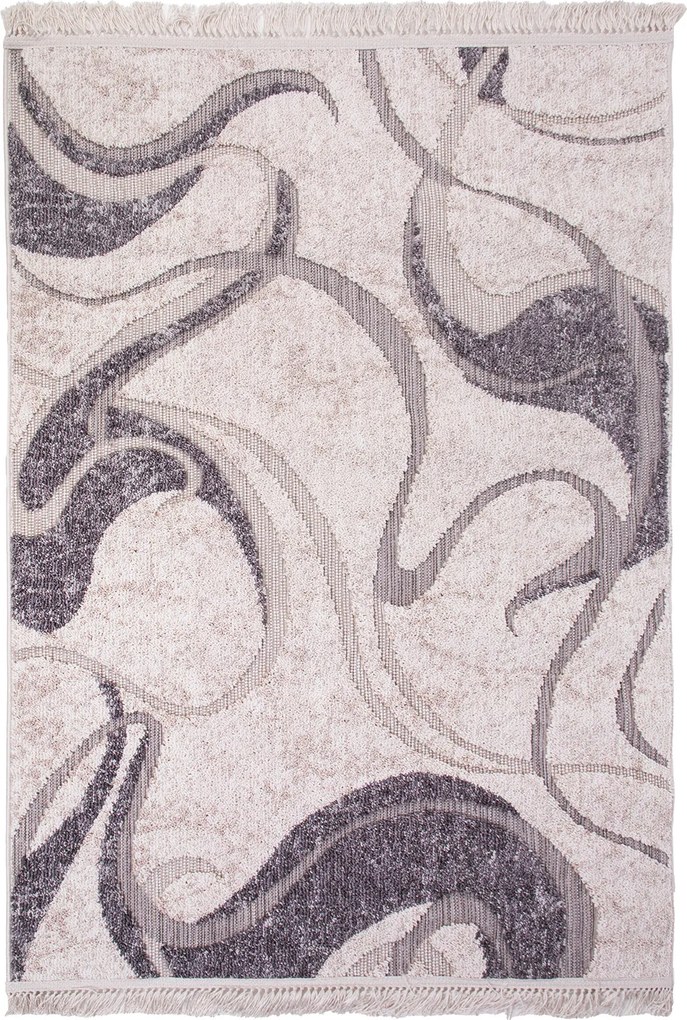 Koberec Benita 504 GREY/CREAM rozmery koberec: 133x190 cm