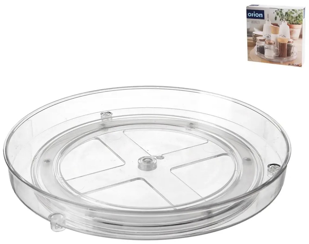 Otočný organizér LAZY SUSAN Orion - nízky 3,5 cm / pr. 26,5 cm