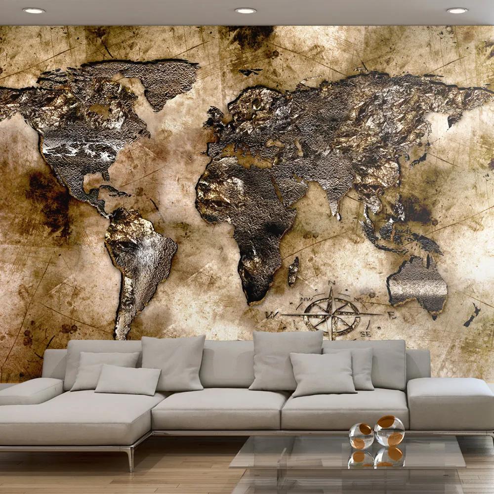 Artgeist Fototapeta - Old world map Veľkosť: 150x105, Verzia: Premium