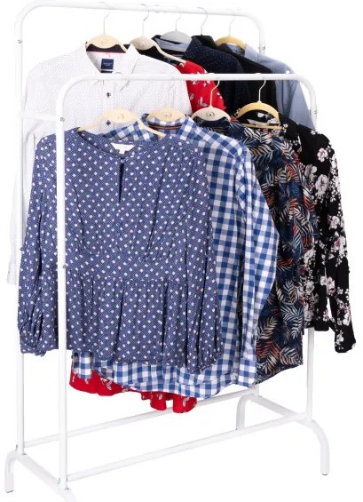 Vešiakový stojan BAGRUS biely