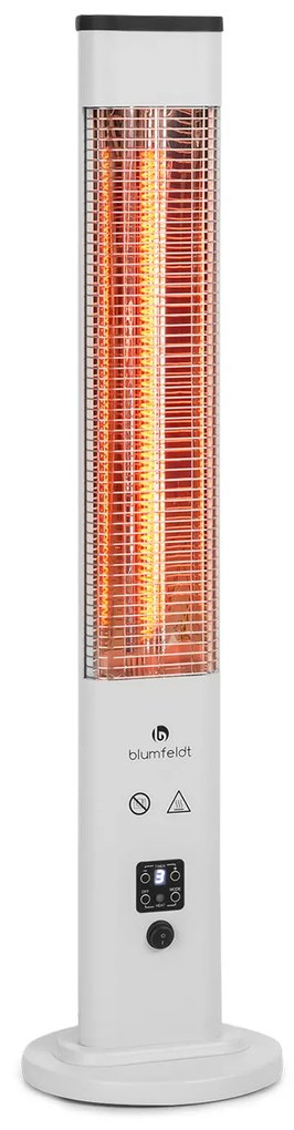 Heat Guru Plus, vonkajší sálavý ohrievač, 1200 W, 3 nastavenia ohrevu, diaľkové ovládanie