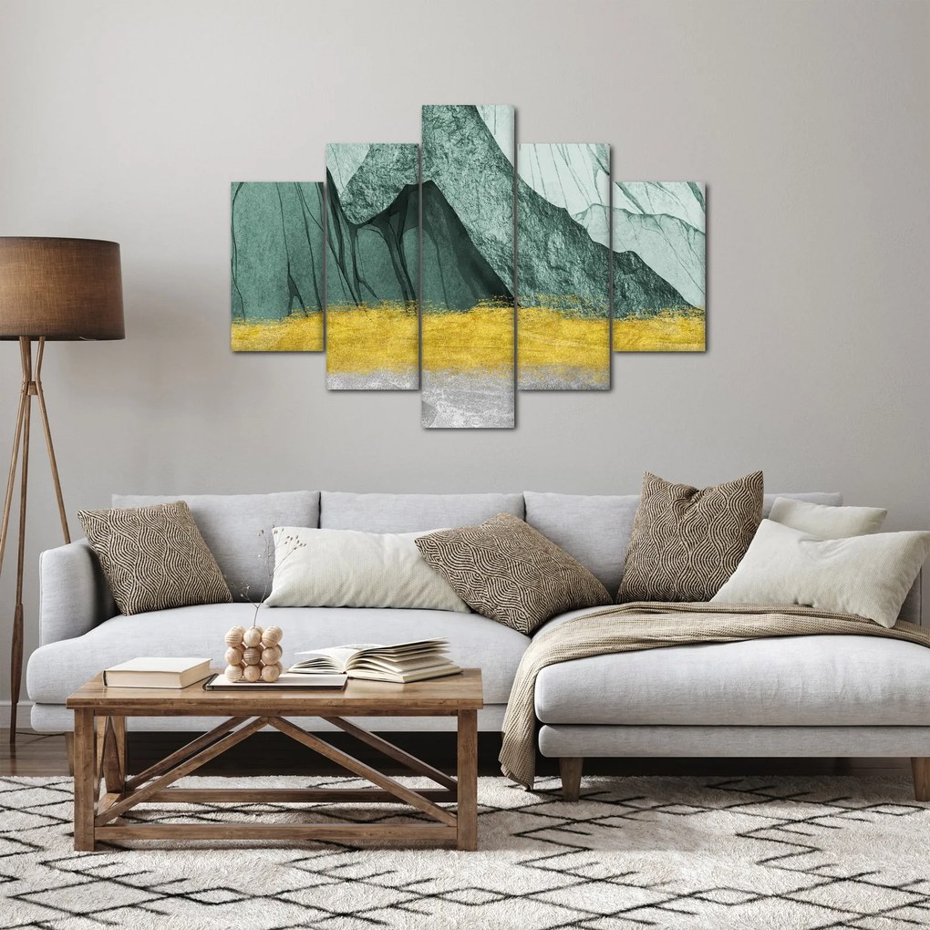 Obraz - Smaragdové hory N⁰2 (150x105 cm)