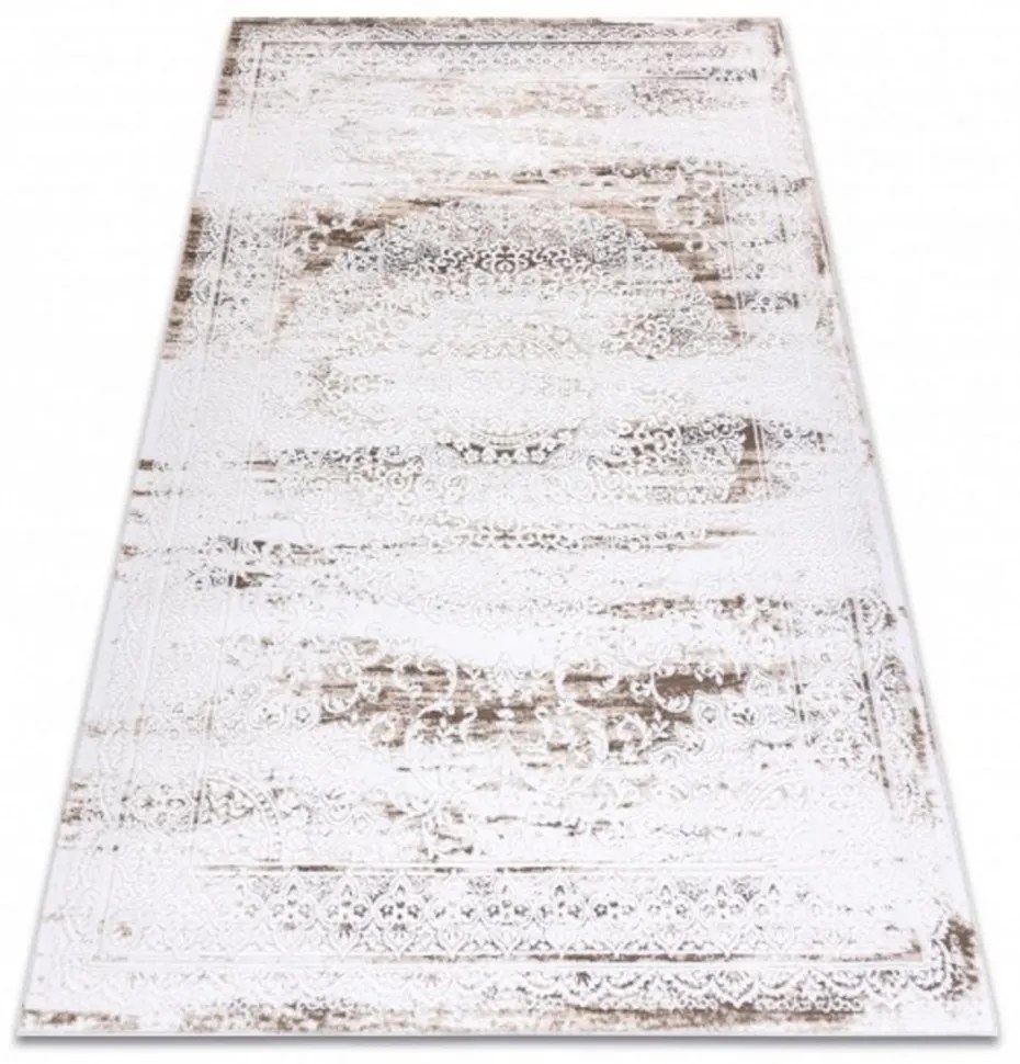 Luxusný kusový koberec akryl Vitos smotanový 120x180cm