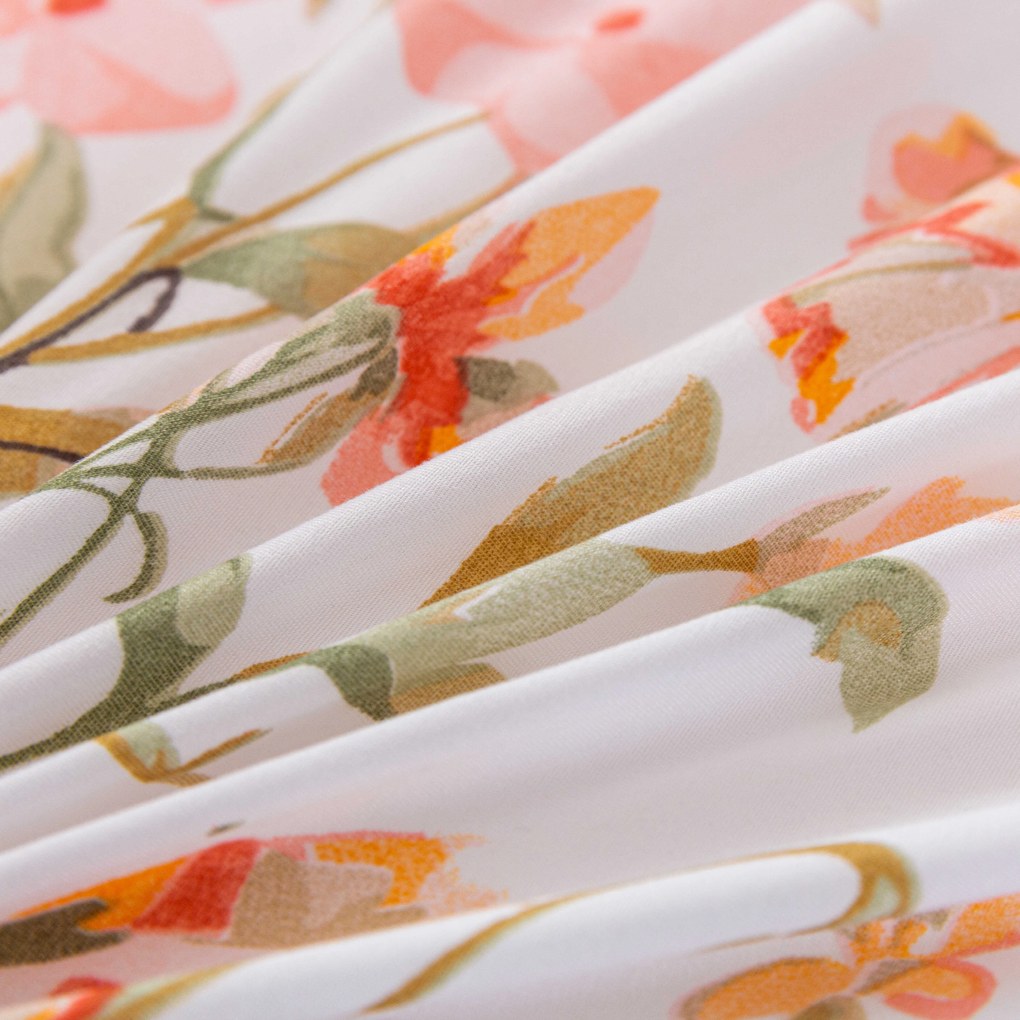 Obliečky z mikrovlákna ORANGE BUTTERFLY biele Rozmer obliečky: 70 x 80 cm | 140 x 200 cm