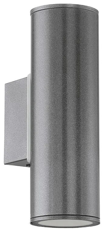 Eglo 94103 - LED vonkajšie osvetlenie RIGA 2xGU10/3W/230V