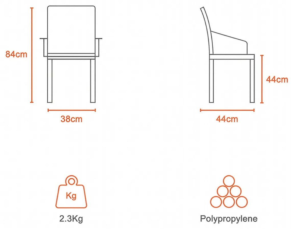Ratanové kreslo Brown 52 x 56 x 84 cm