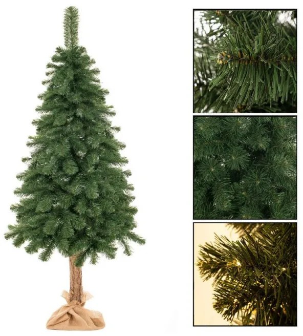 SPRINGOS Vianočný stromček Borovica na kmienku 160 cm