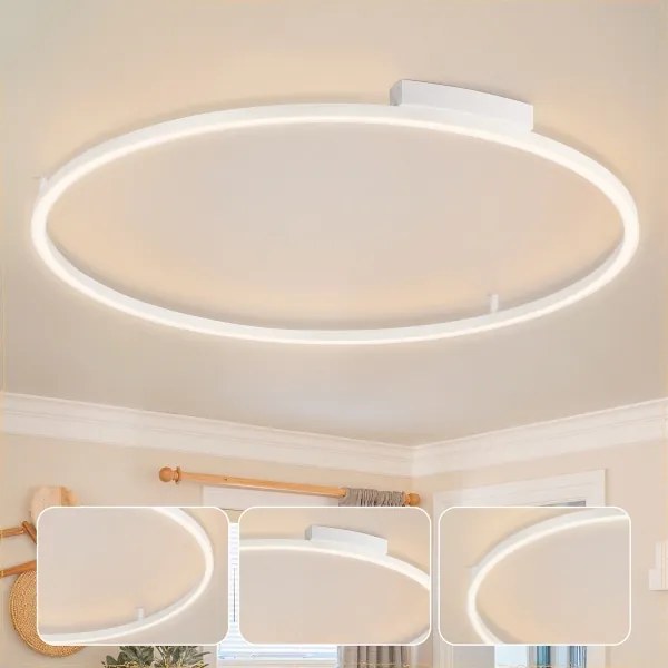 Brilagi - LED stmievateľné svietidlo PORTOFINO LED/85W/230V pr. 120 cm biela + diaľkové ovládanie