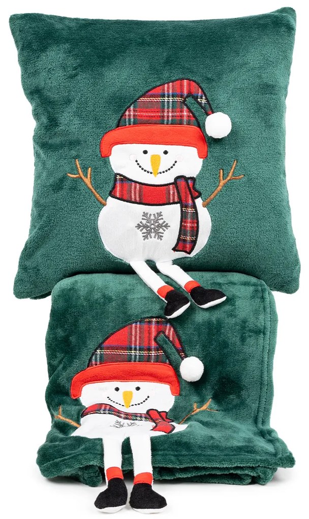 4Home Vianočná deka Snowman, 150 x 200 cm