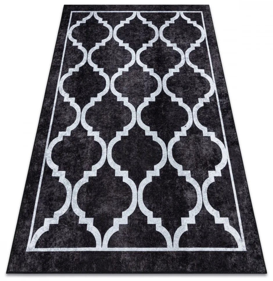 Kusový koberec Agase čierný 80x150cm