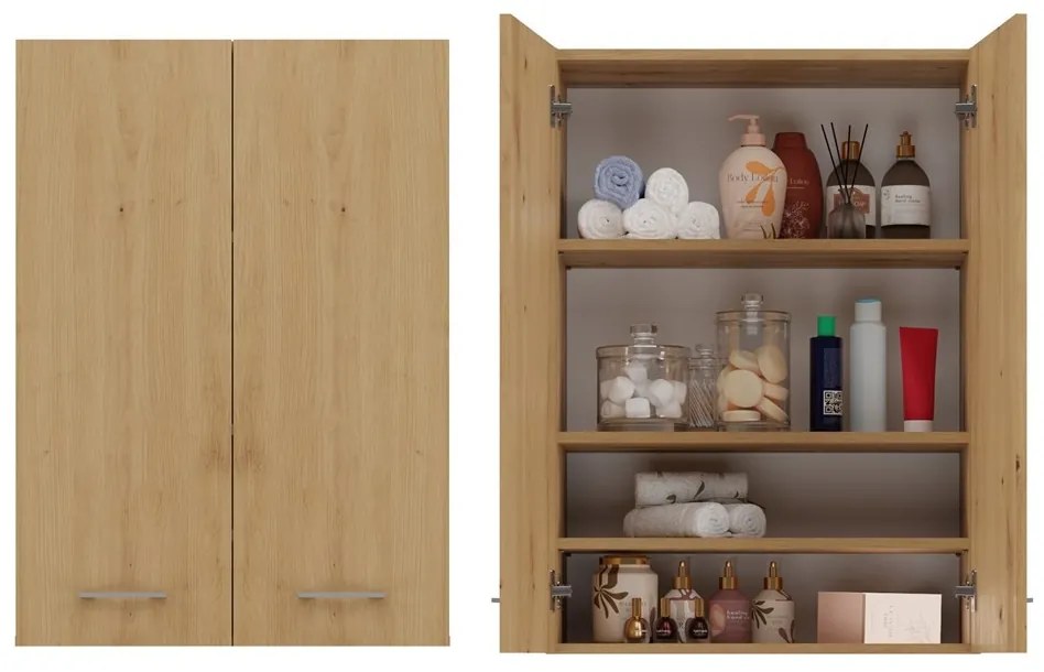 Dubová kúpeľňová skrinka POLA II Dub Artisan