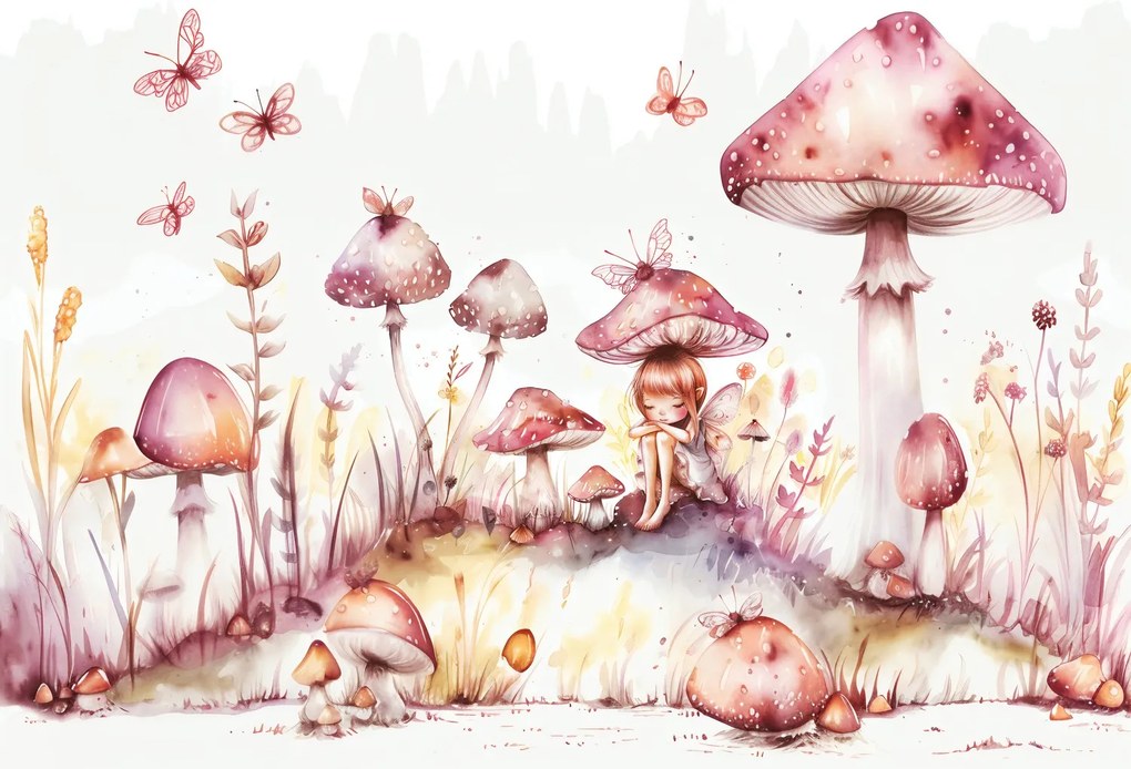 Fototapeta - Ružová víla (147x102 cm)