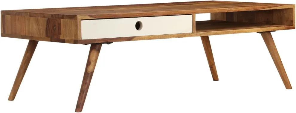 246223 Edco Konferenčný stolík zo sheeshamového dreva 110x50x35 cm