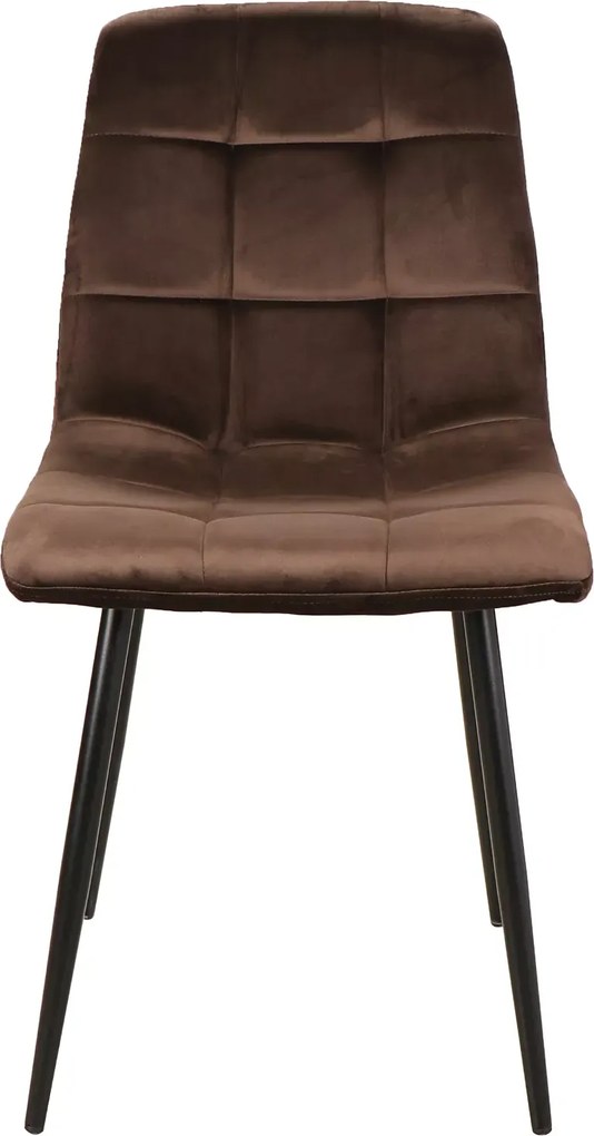 SI Mila Velvet stolička hnedý