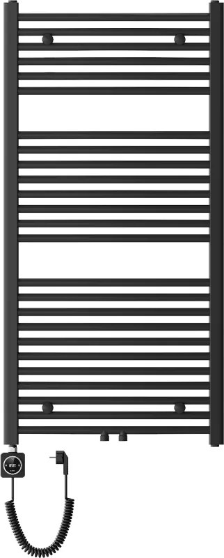 Mexen Ares, elektrické vykurovacie teleso 1200 x 600 mm, 600 W, čierna, W102-1200-600-6600-70