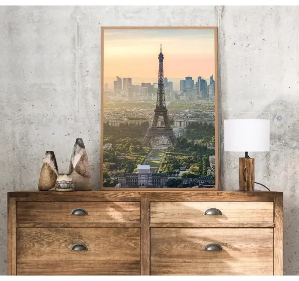 Stolná lampa PINUS 1xE27/40W/230V biela/drevo