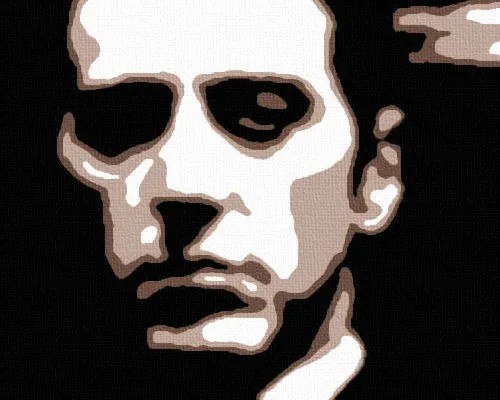Ručne maľovaný POP Art obraz GODFATHER | rôzne rozmery