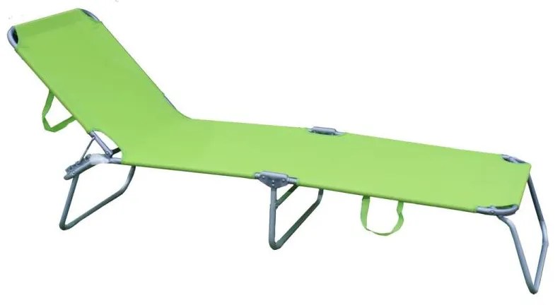 Lehátko polohovateľné skladacie BEACH kov+textil