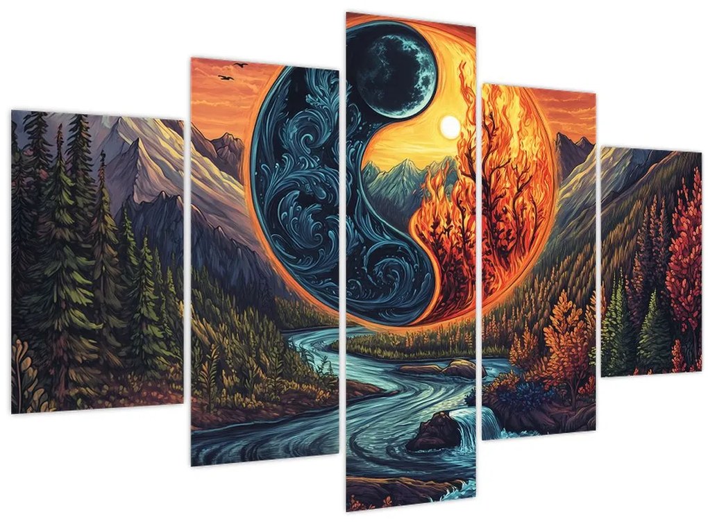 Obraz - Živly (150x105 cm)