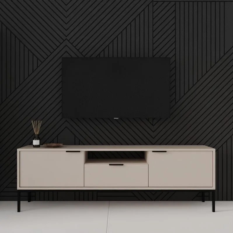 TV komoda 175 AUSTIN kašmír/ čierna
