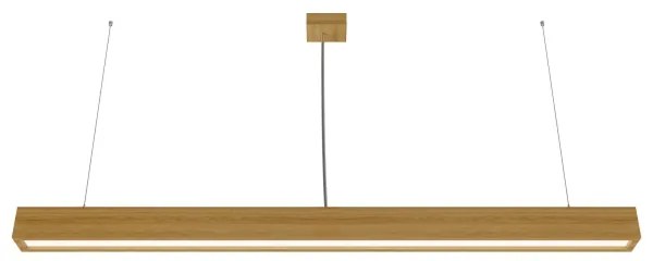 APLED - LED Luster na lanku LOOK LED/48W/230V 4000K 150 cm dub