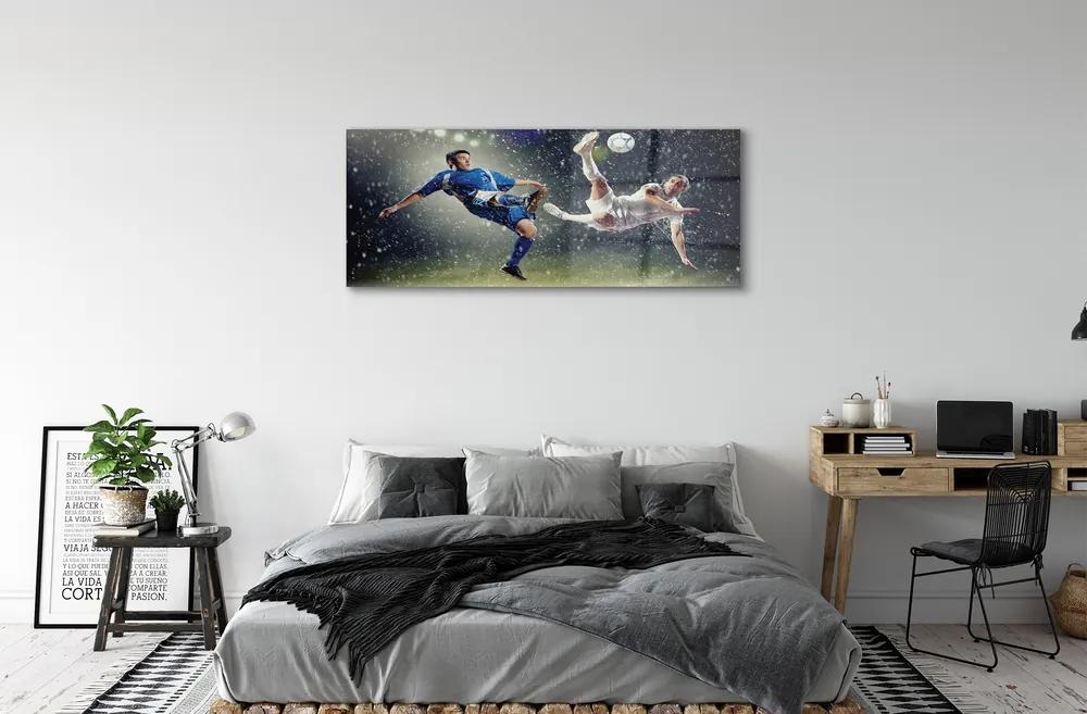 Obraz plexi Dážď lopta ľudia 120x60 cm